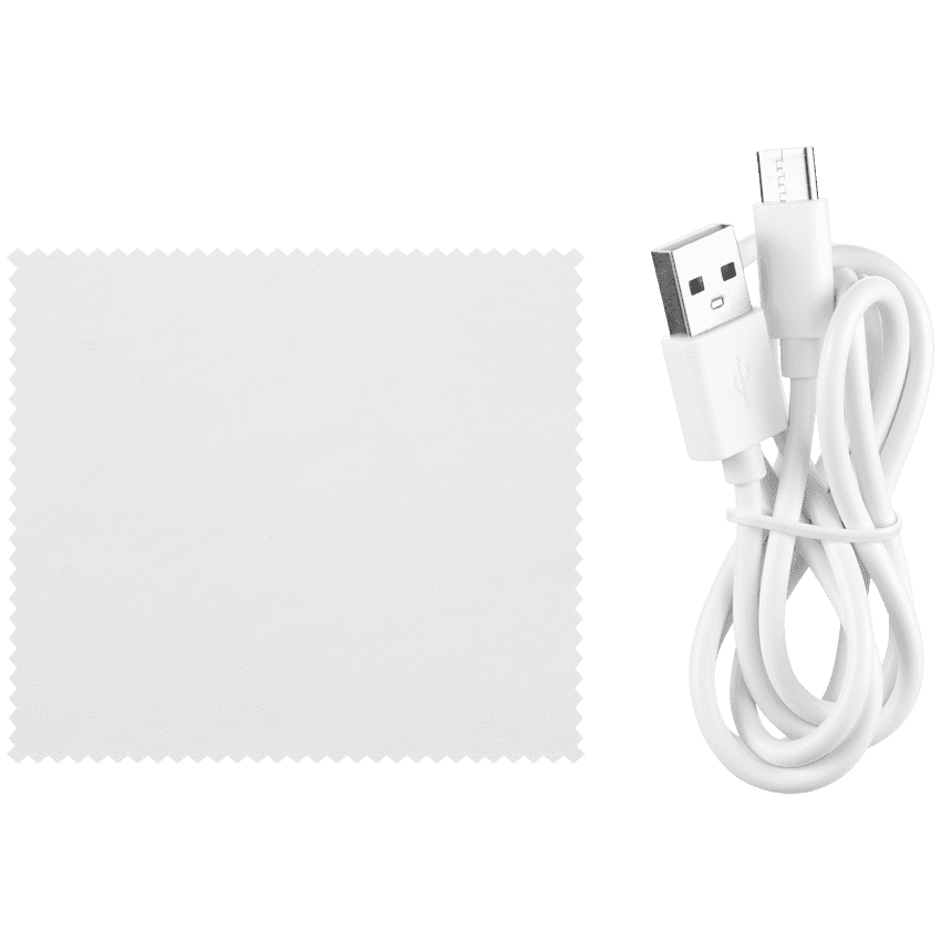 ZEN JestSet Series Portable Handheld LED Mirror - White 5