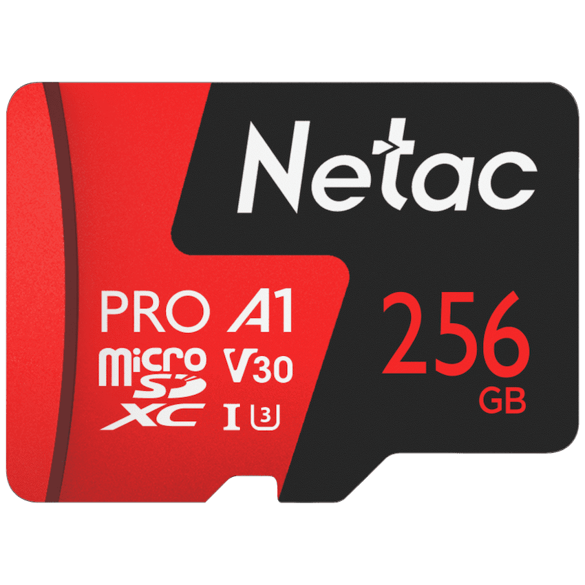 NETAC PRO 256GB MICRO SD AND ADAPTOR 1