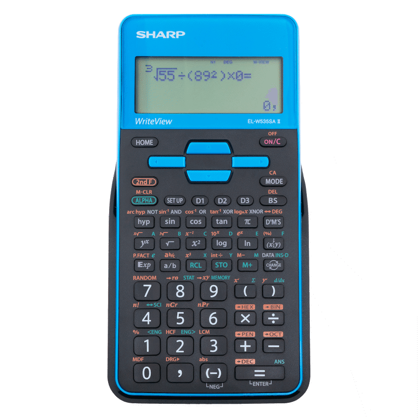 Sharp EL-W535SAII Blue Scientific Calculator 1