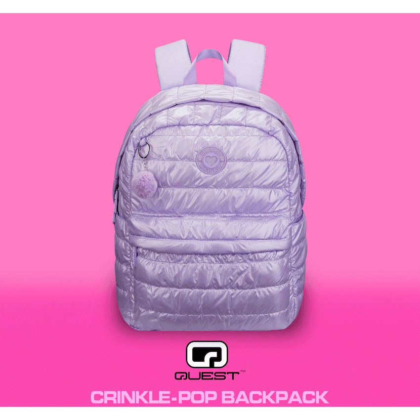 Quest Crinkle-Pop Backpack Lilac 3
