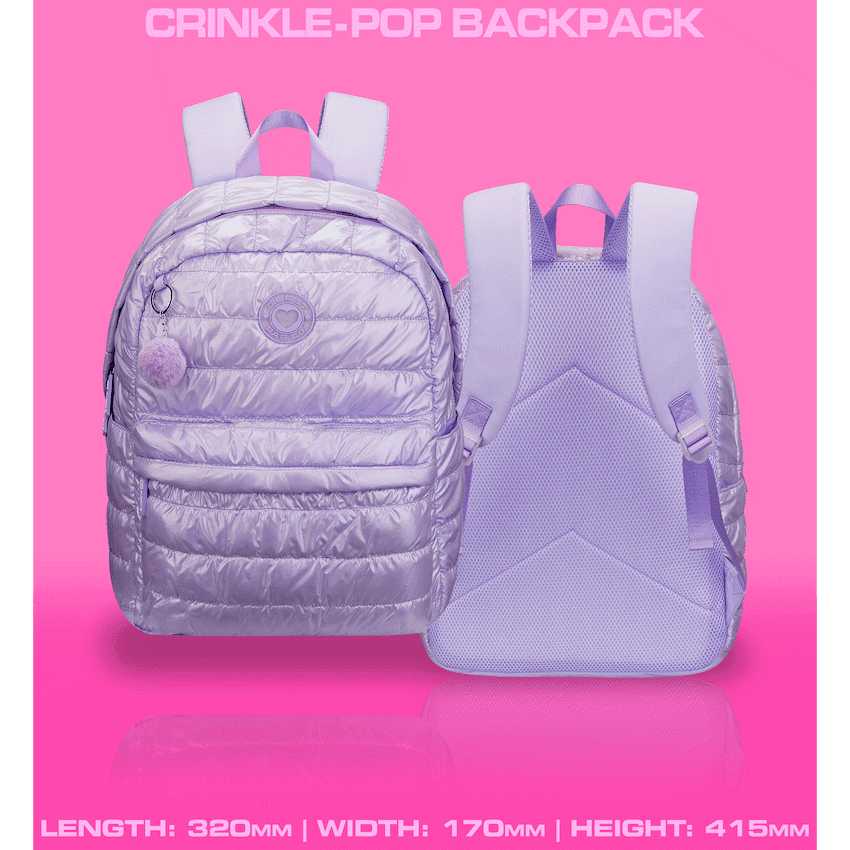 Quest Crinkle-Pop Backpack Lilac 6