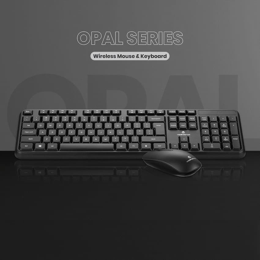 Volkano Opal Series Wireless Keyboard and Mouse Combo 24