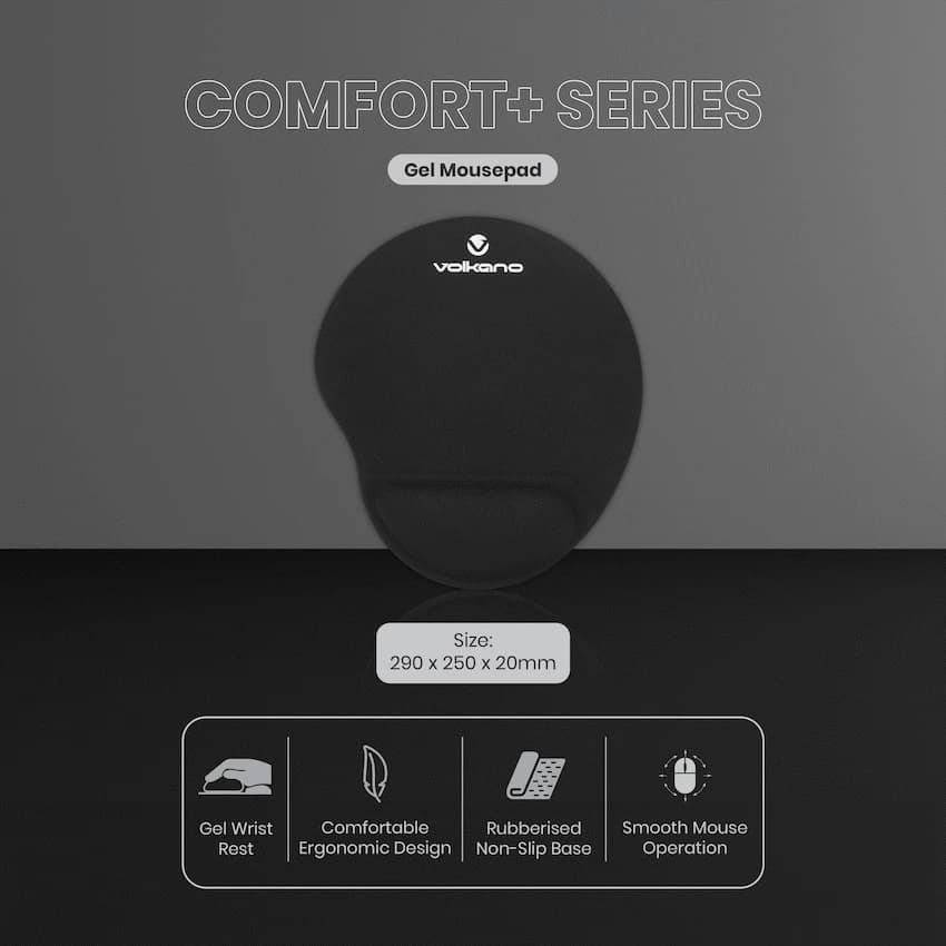 Volkano Comfort+ Series Gel Mouse Pad 4
