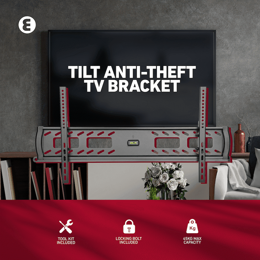 Ellies Solid Series Tilt Anti-Theft TV Bracket for 32'' - 90'' TV's 17