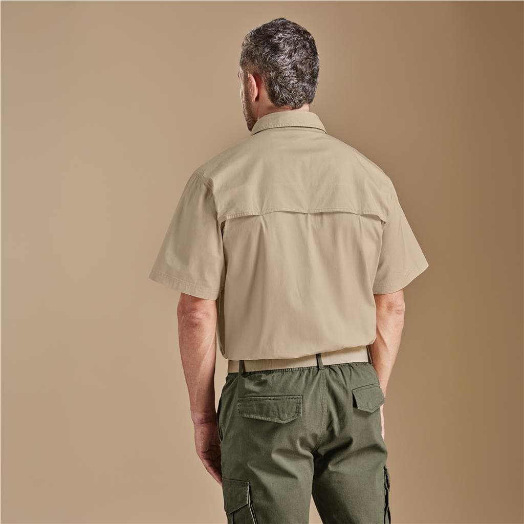 Mens Short Sleeve Mawenzi Twill Shirt 6