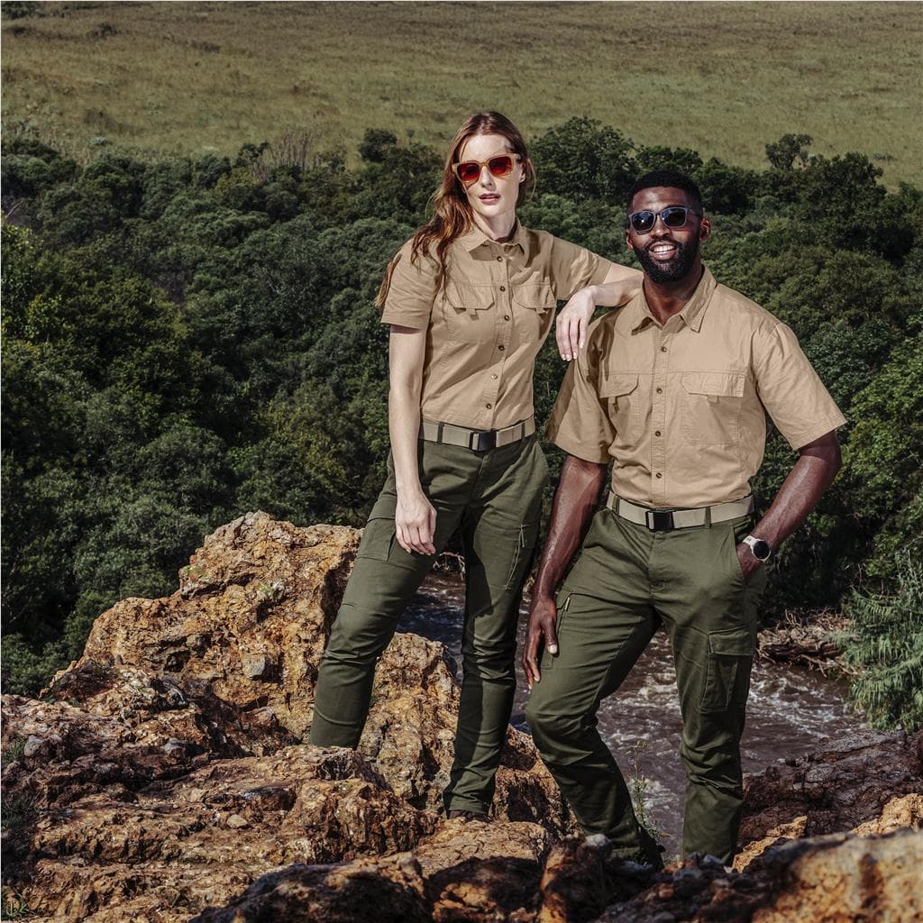 Mens Short Sleeve Mawenzi Twill Shirt 4