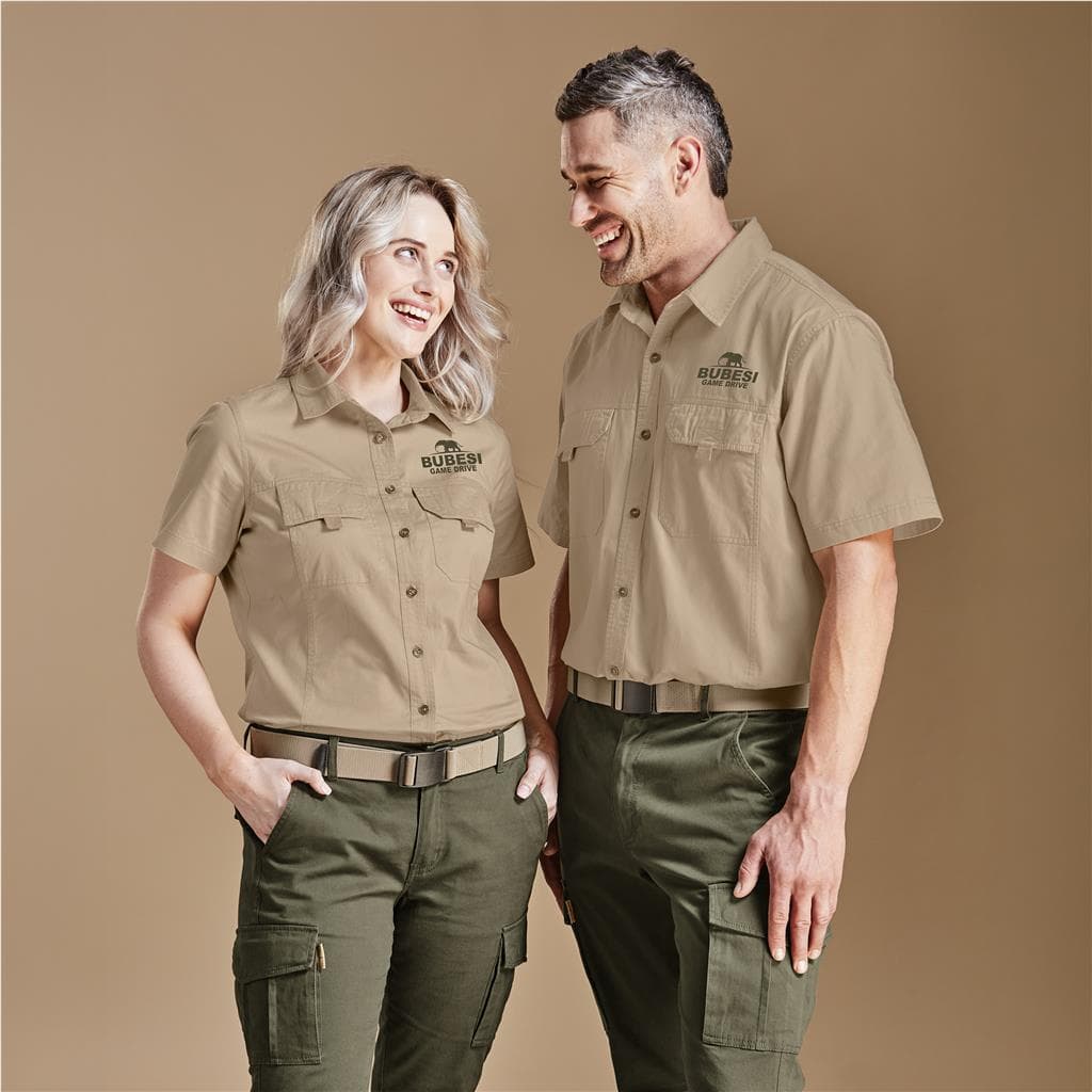 Mens Short Sleeve Mawenzi Twill Shirt 5