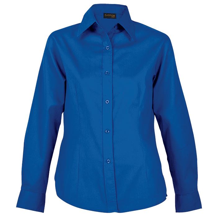 Brushed Cotton Twill Blouse Long Sleeve Ladies 6