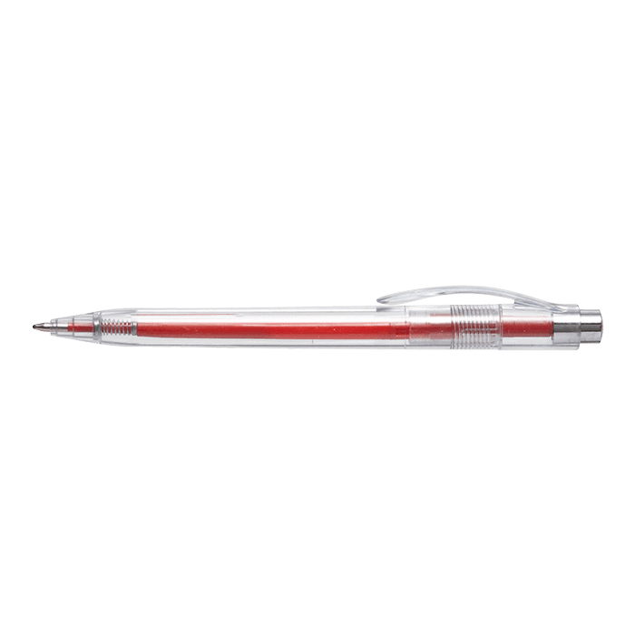 Translucent Ballpoint Pen with Coloured Refill 6