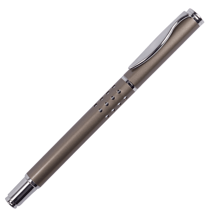 Wavy Clip Brass Rollerball Pen