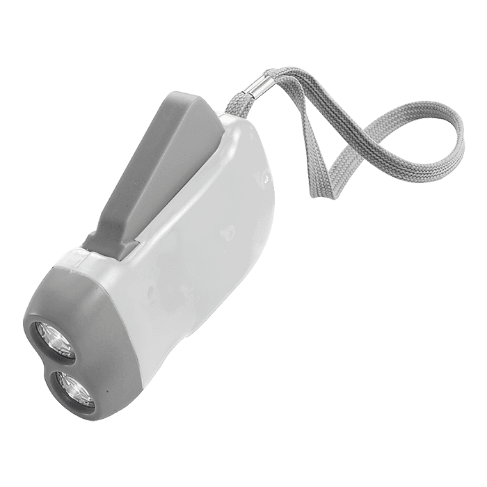 Dynamo Torch with 2 LED Lights 4