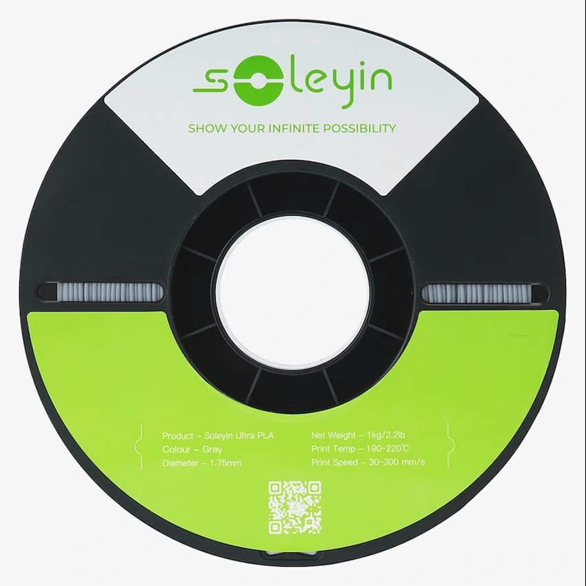 Soleyin Ultra PLA Matte Gray 3