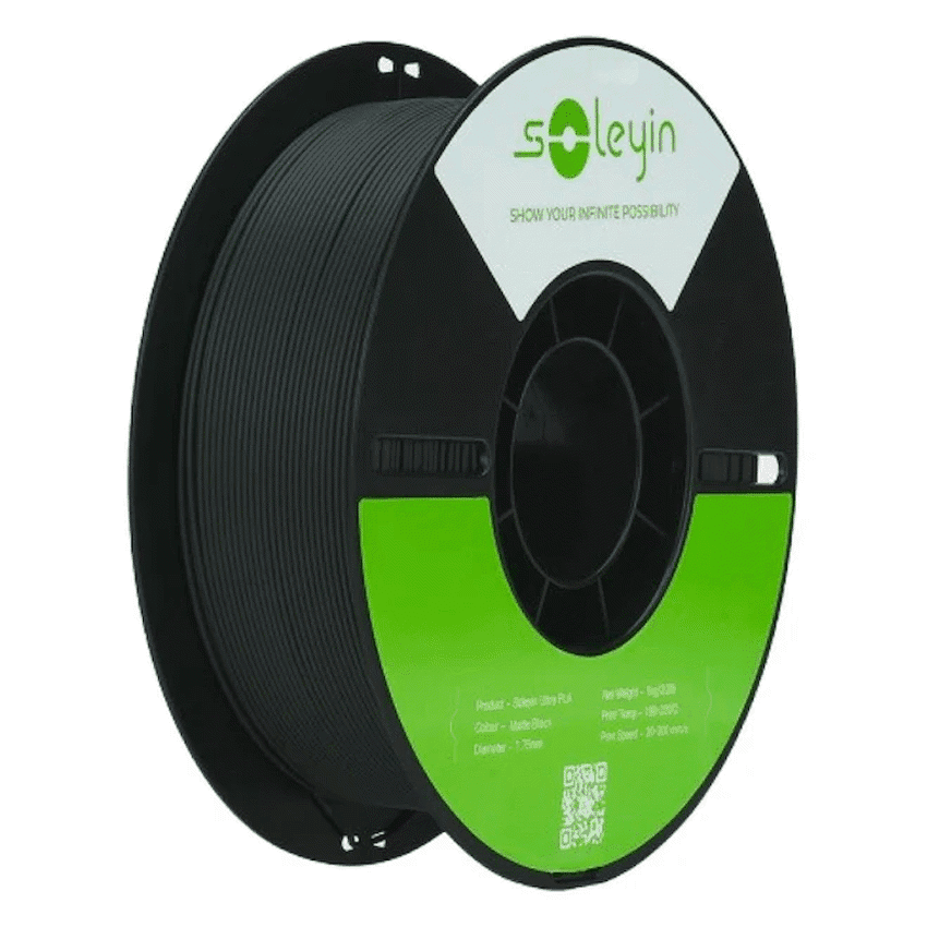 Creality Soleyin Ultra PLA Black 1kg - Updated