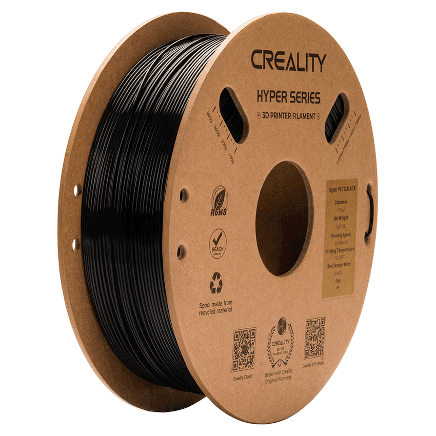 Creality Hyper-PETG Filament - Black - 1kg