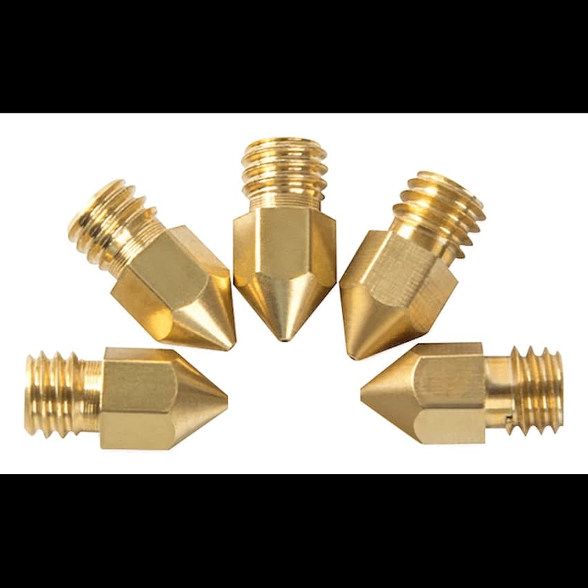 Creality M6 0.4mm Brass Nozzle - Big Head - 5 Pcs 3