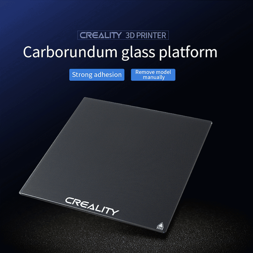 Creality Carborundum Glass Platform Kit 235x235x4 - Ender 5 Pro, Ender 3 Pro 4