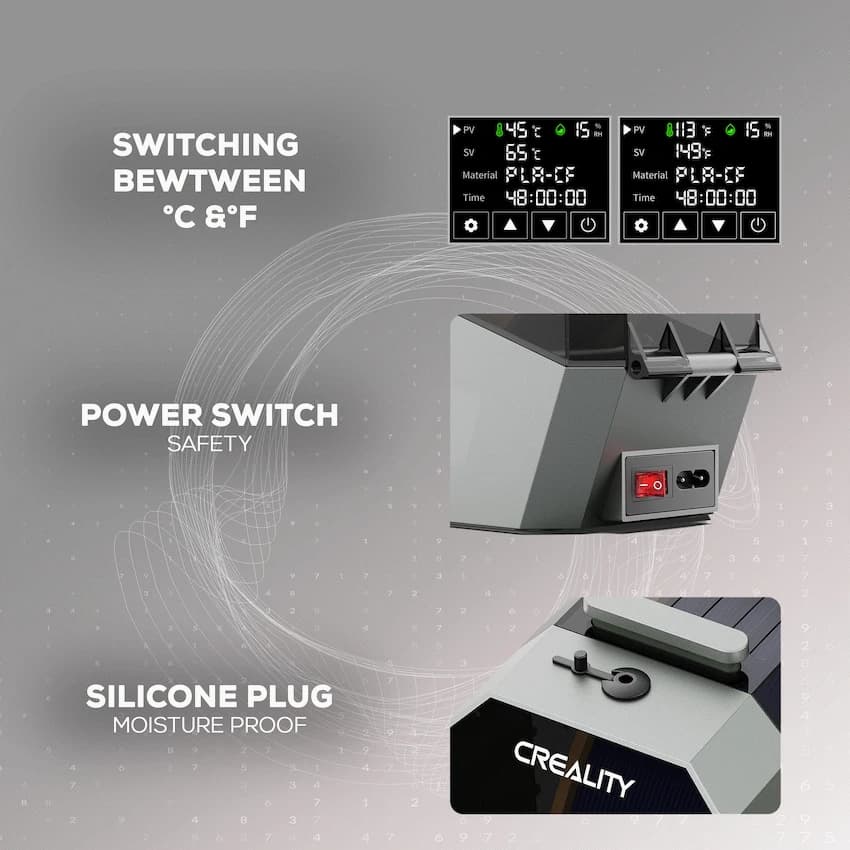 Creality Space Pi Filament Dryer 5