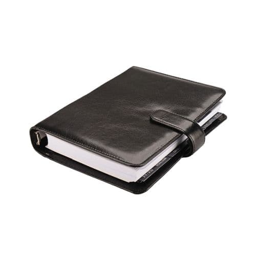 A5 Genuine Leather Organiser with Tab Closure 2