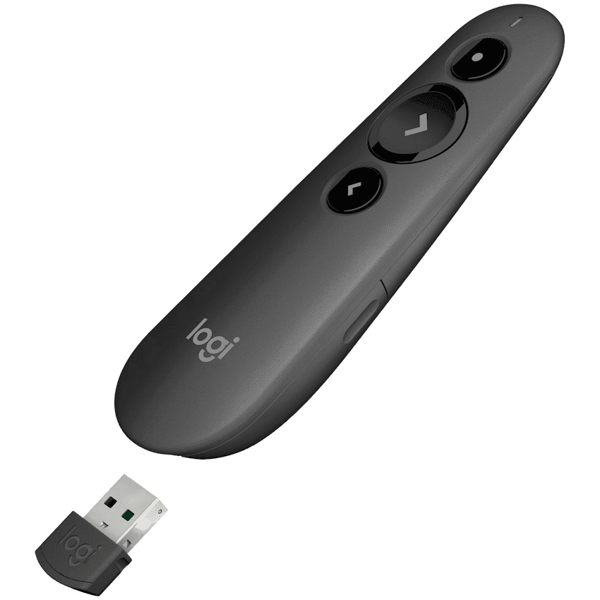Logitech(R) R500s Laser Wireless Presentation Remote - Graphite 2