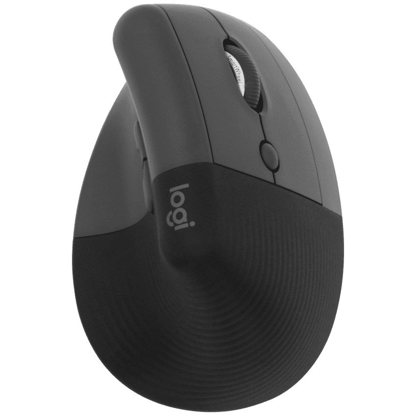Logitech Lift Vertical Ergonomic Mouse - Graphite