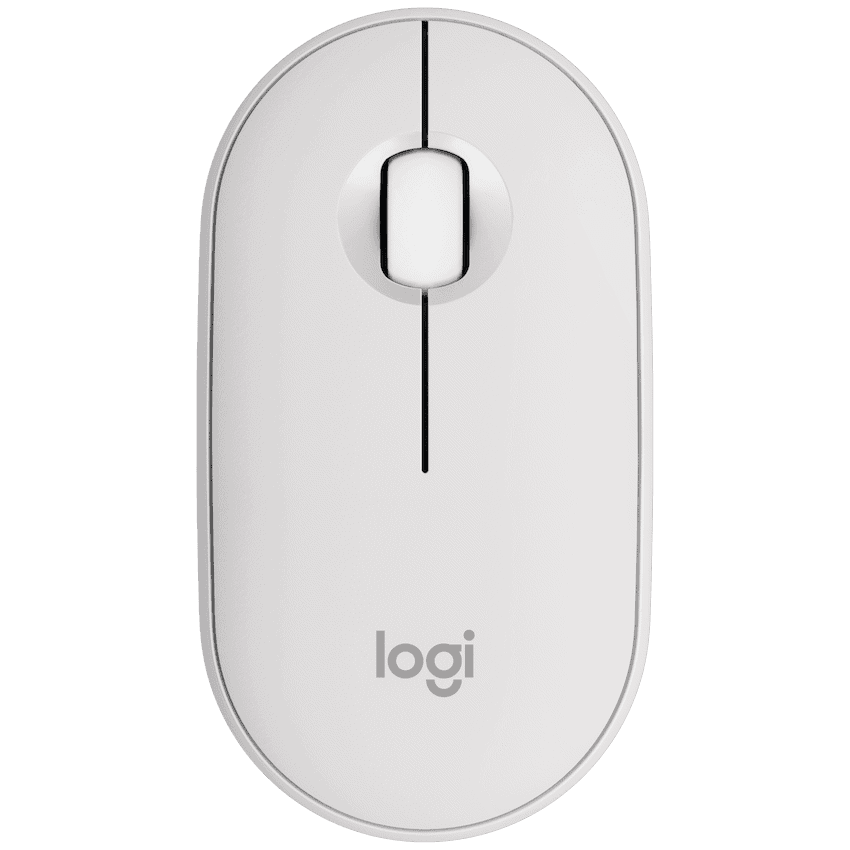 Logitech(R) Pebble Mouse 2 M350s  - TONAL WHITE - BT - DONGLELESS