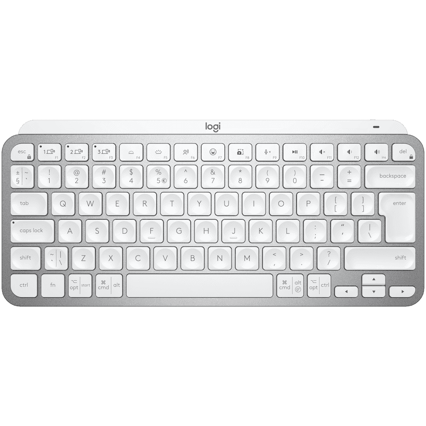 Logitech(R) MX Keys Mini Wireless Keyboard - PALE GREY