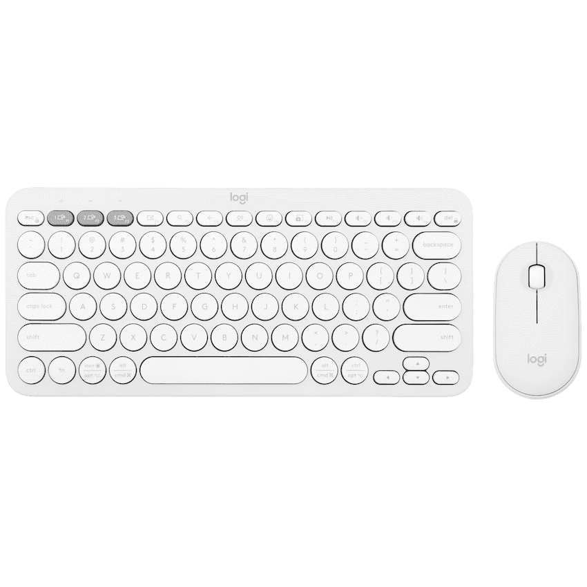 Logitech(R) Pebble 2 Combo - Tonal White