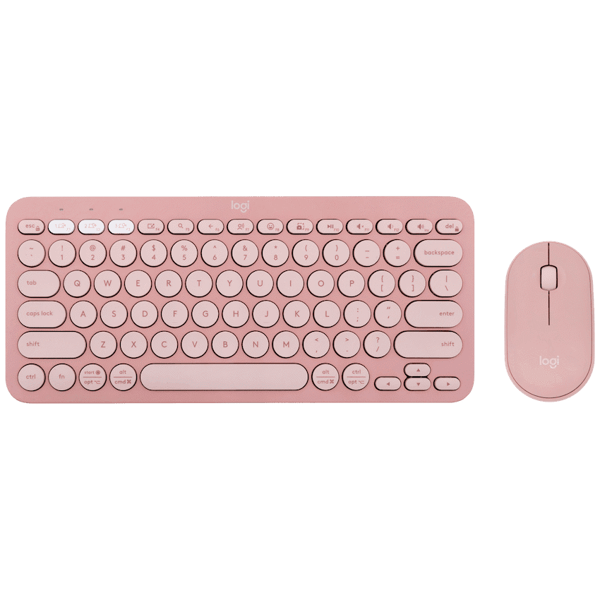 Logitech(R) Pebble 2 Combo - Tonal Rose