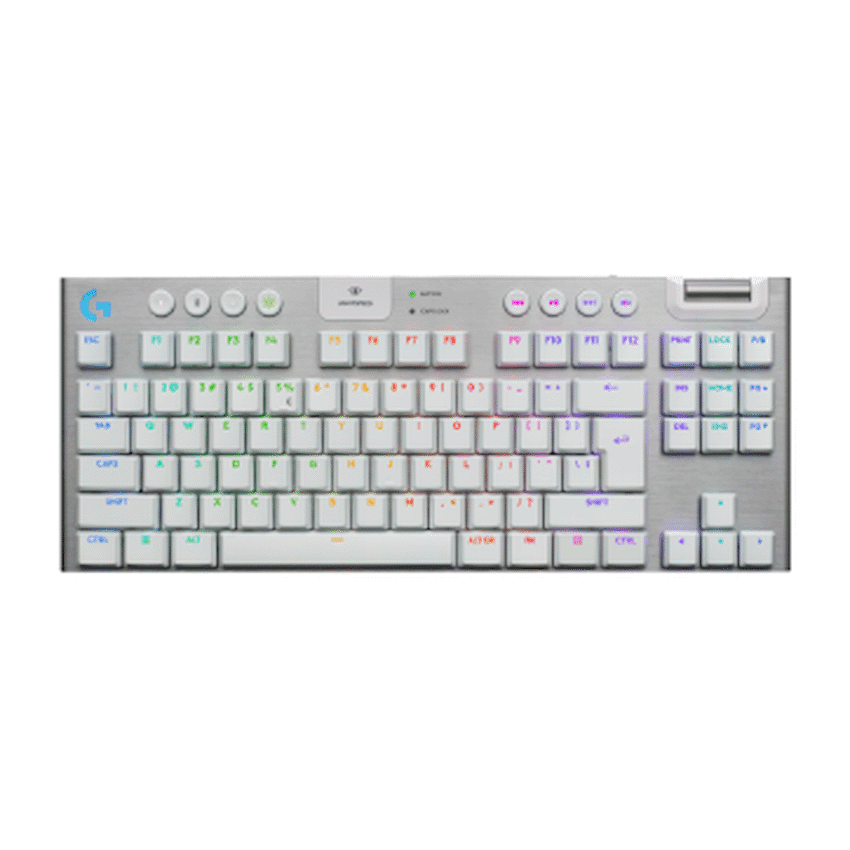Logitech(R) G915 X LIGHTSPEED TKL Low-Profile Wireless Gaming Keyboard - White