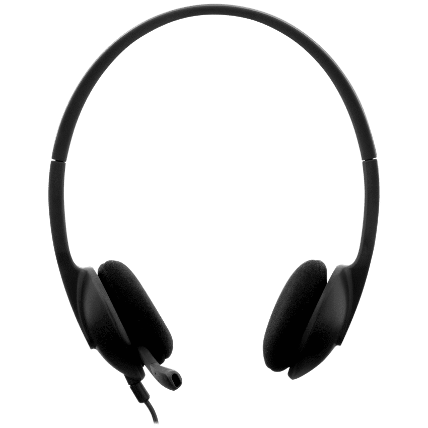 H340 USB Computer Headset - Black