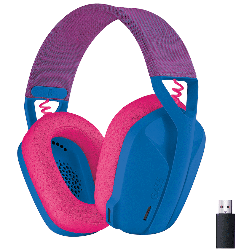 Logitech(R) G435 LIGHTSPEED Wireless Gaming Headset - Blue