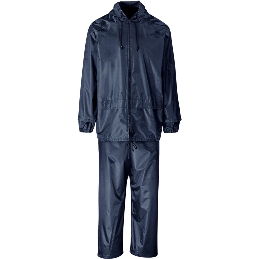 Weather Polyester/PVC Rainsuit - Navy 1