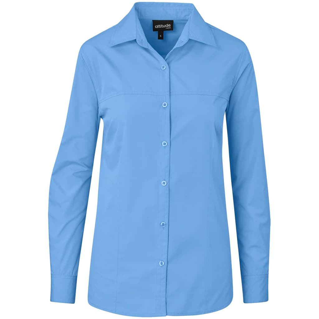 Ladies Long Sleeve Empire Shirt 3