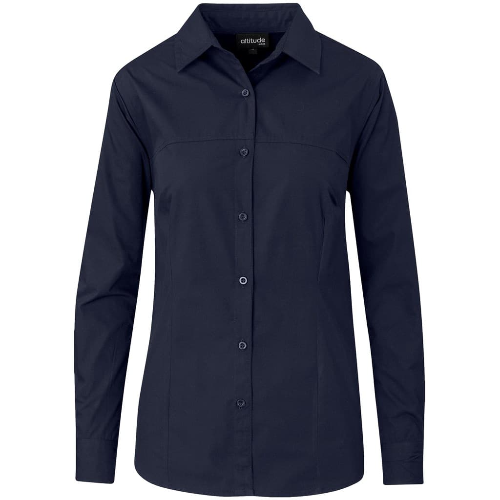 Ladies Long Sleeve Empire Shirt 2