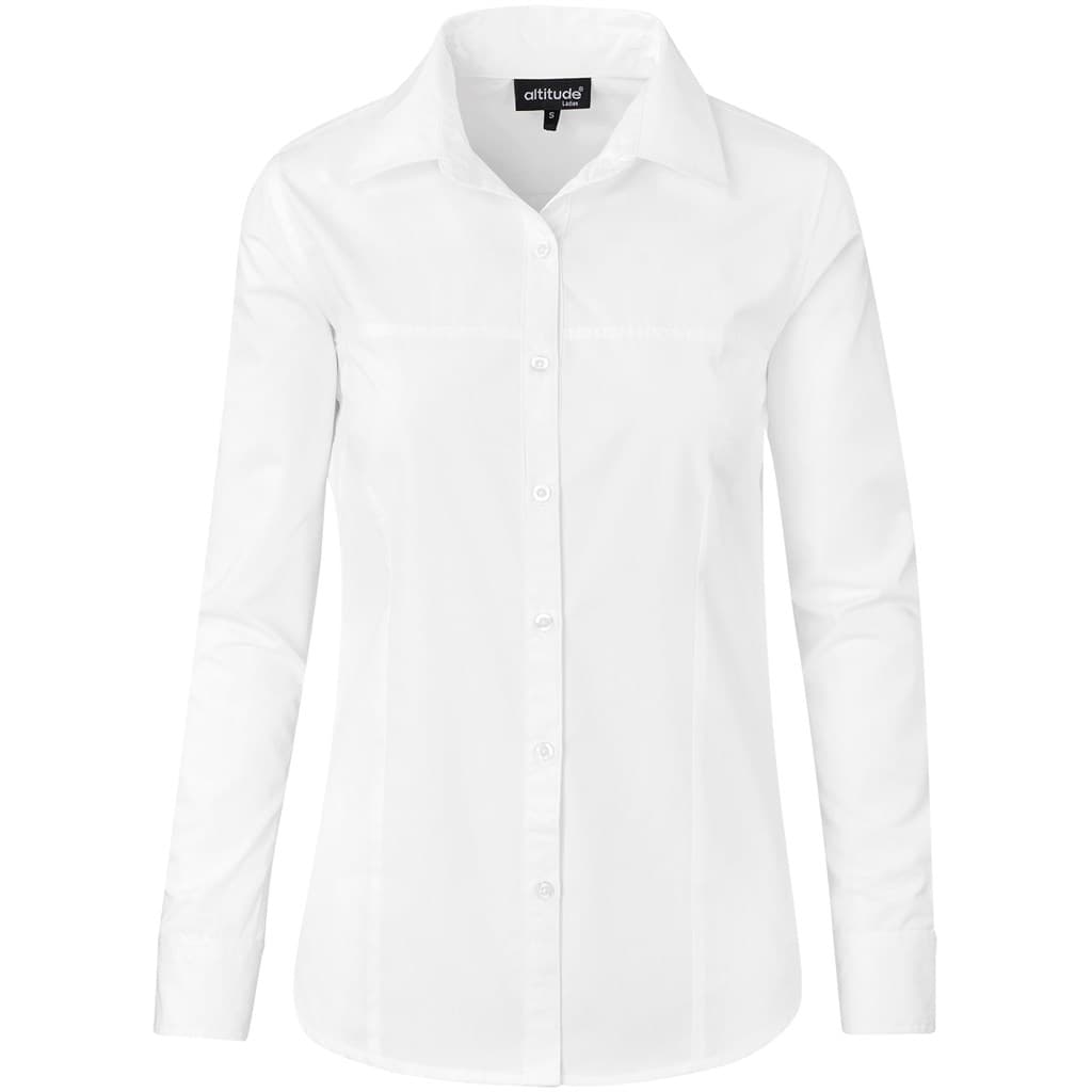 Ladies Long Sleeve Empire Shirt 4