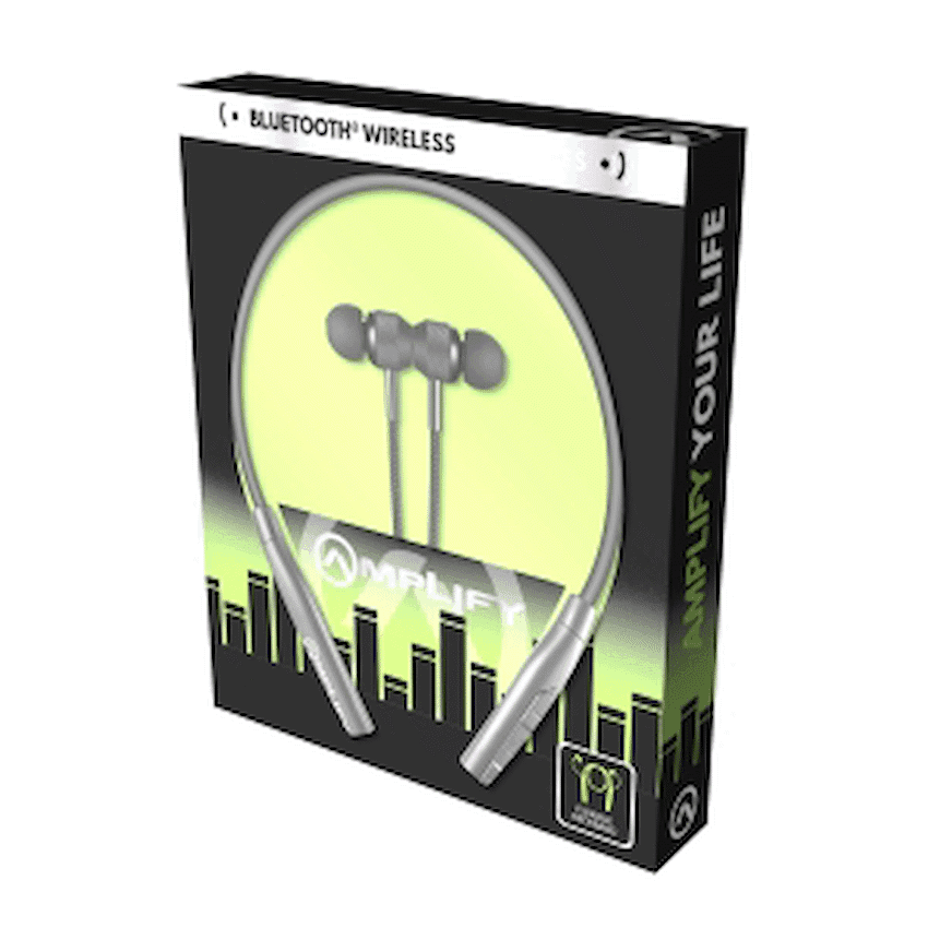 Amplify Cappella Series Bluetooth earphones with neckband - Black 2