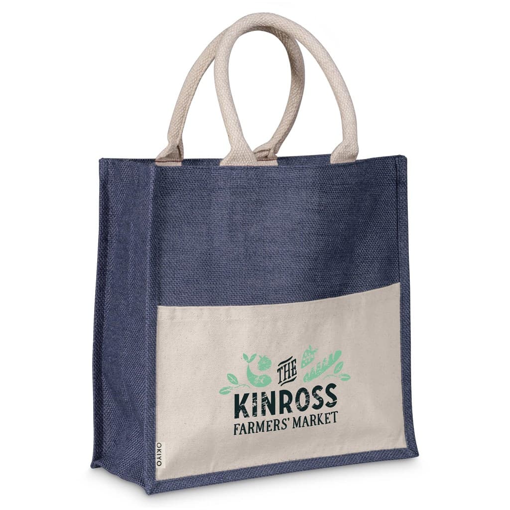 Okiyo Kachi Jute & Cotton Tote 2