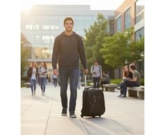 Detachable Trolley Laptop Backpack 3