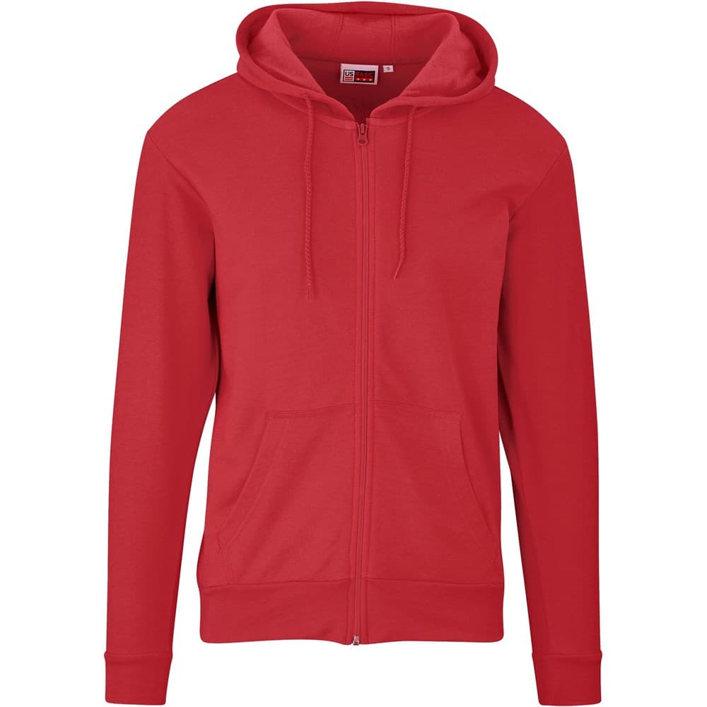 Mens Bravo Hooded Sweater - Red 1