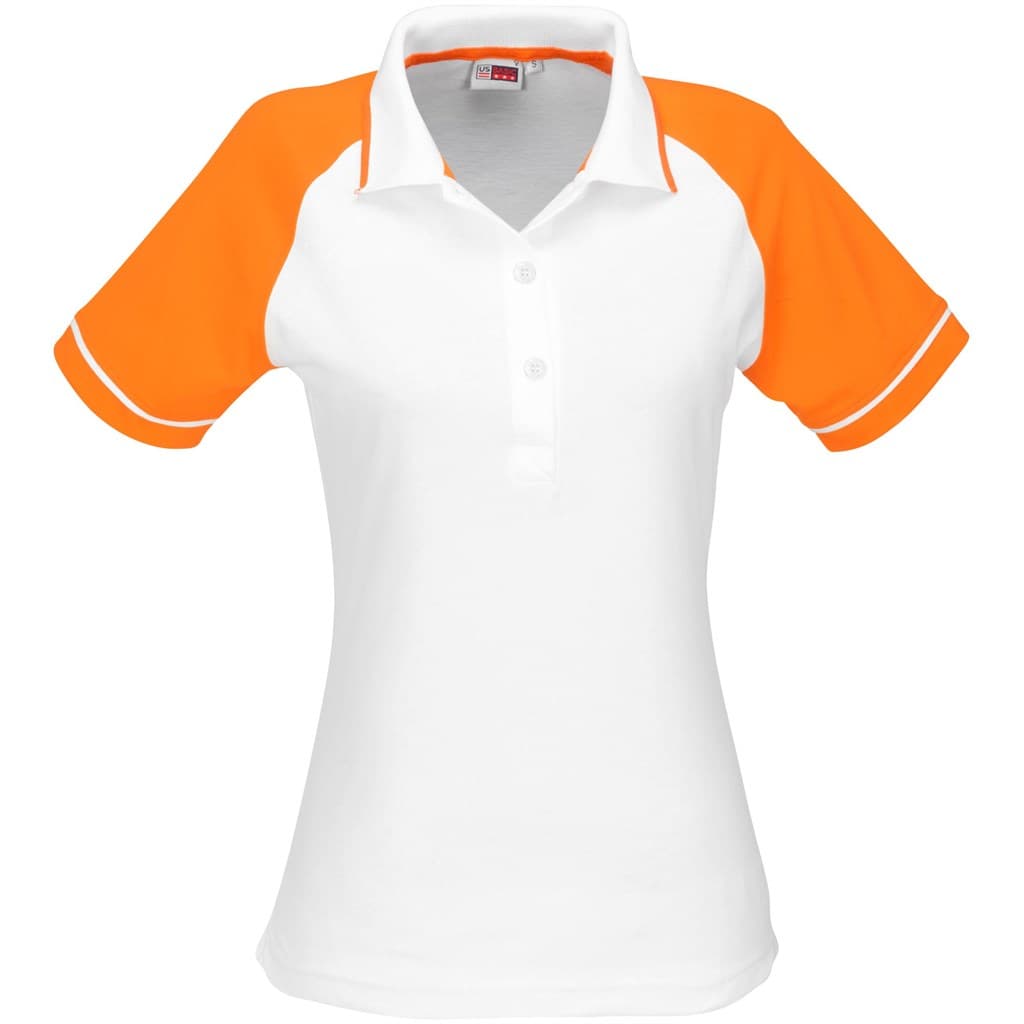 Ladies Sydney Golf Shirt - Orange