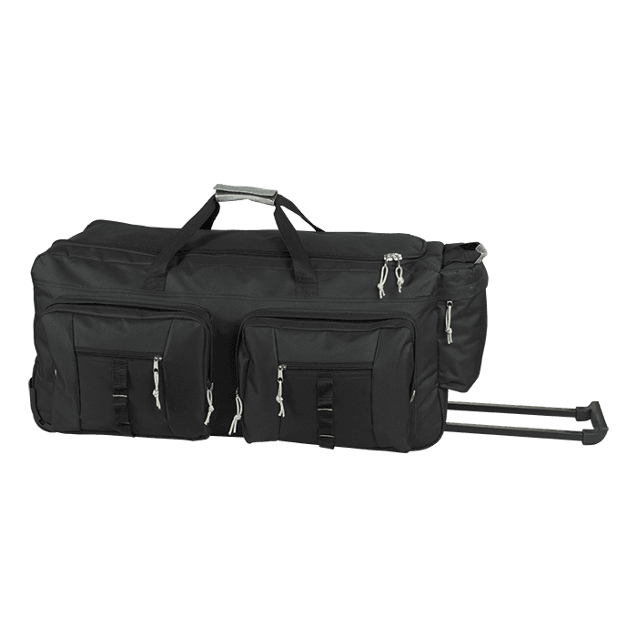 Dual Front Pocket Rolling Travel Duffel 2