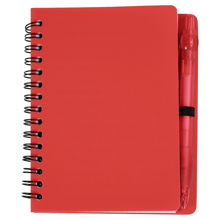 Mini Spiral Notebook with Pen 3