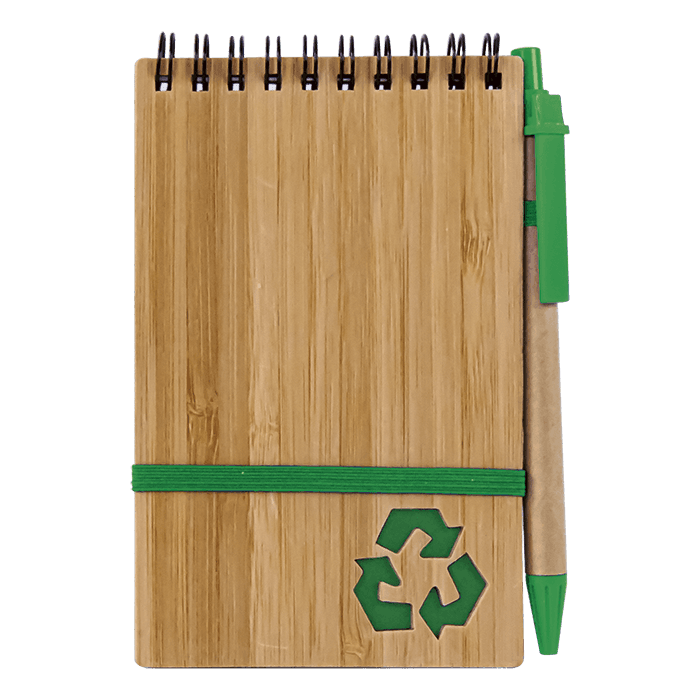 Bamboo Notebook With Pen 2
