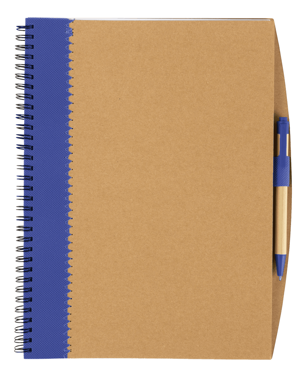 Recycled Cardboard Notebook With Pen 3