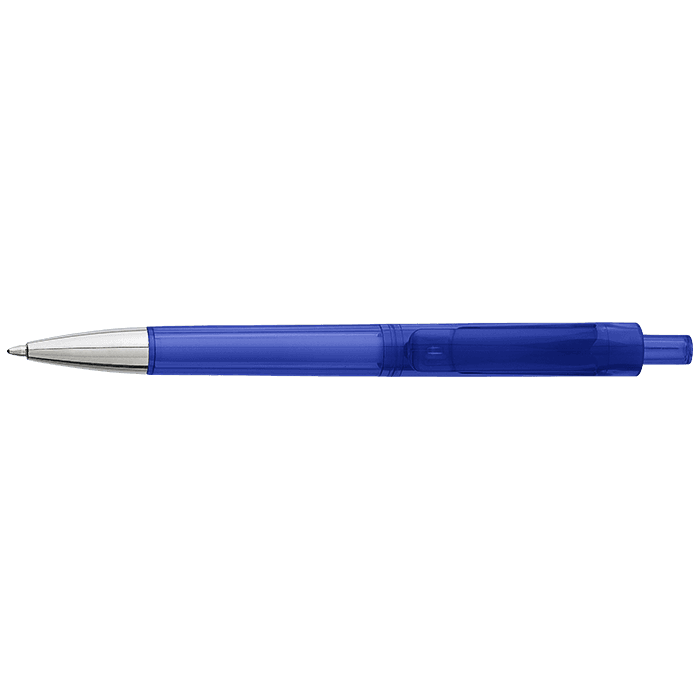 Ballpoint Pen With Transparent Coloured Barrel 3