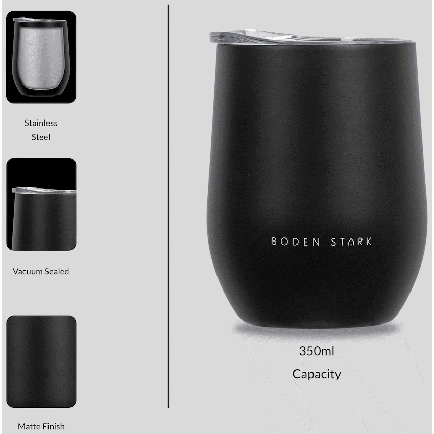 Boden Stark Tumbler 350ml - Black 4