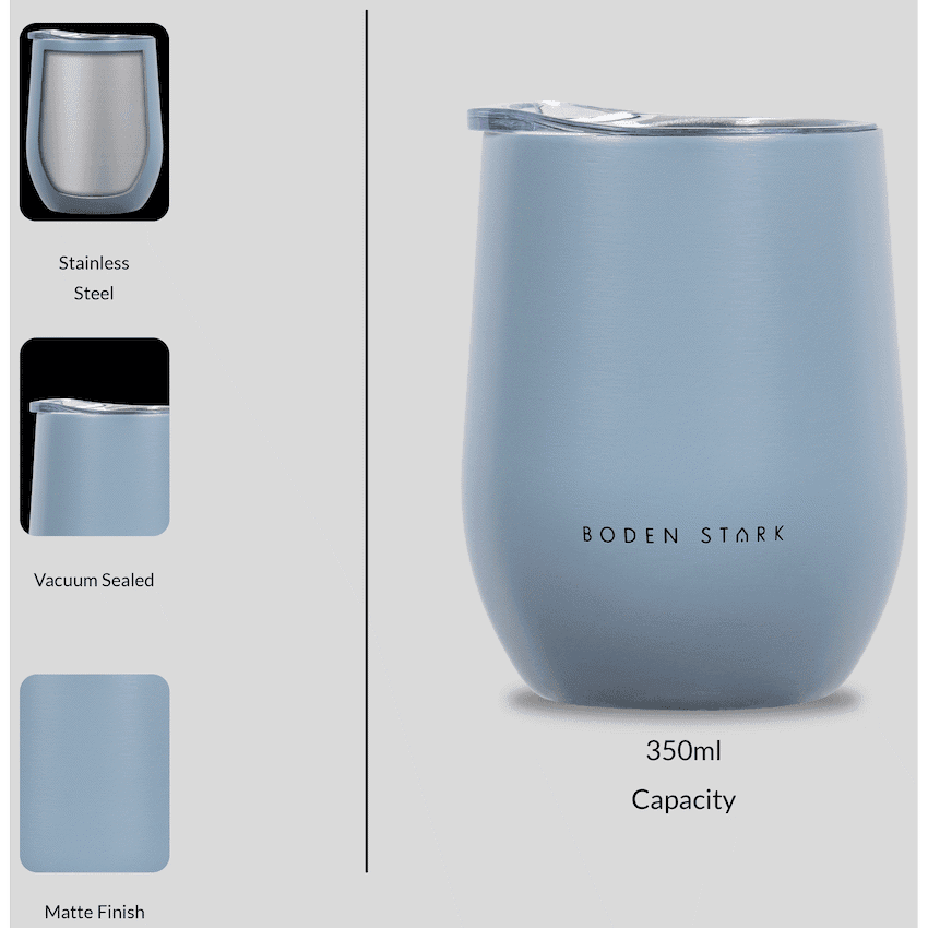 Boden Stark Tumbler 350ml Blue 4