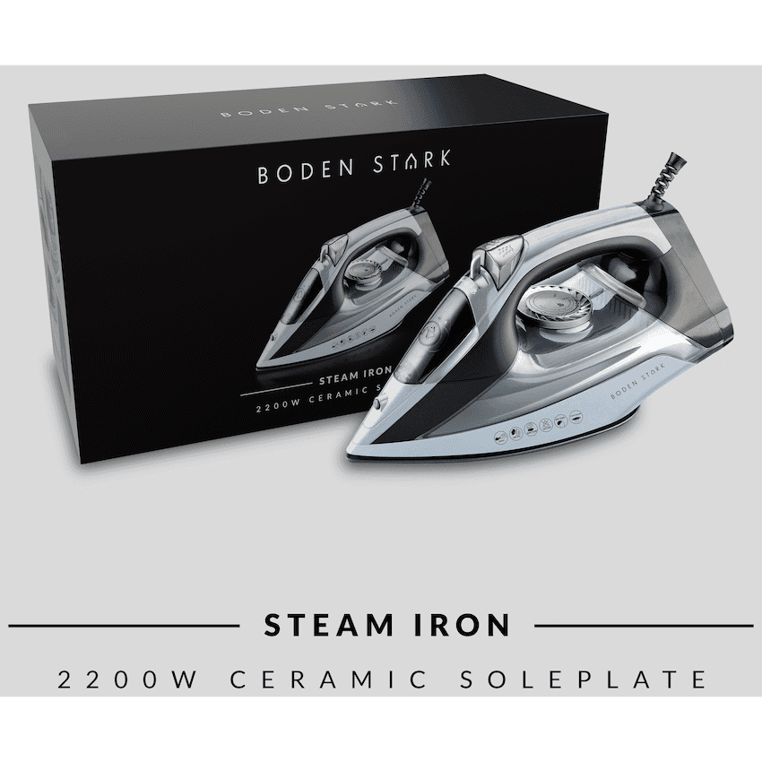 Boden Stark 2200W Ceramic Steam Iron 5