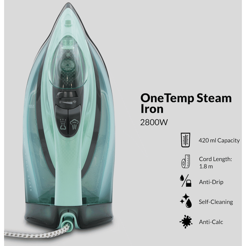 Boden Stark 2800w OneTemp Steam Iron 2