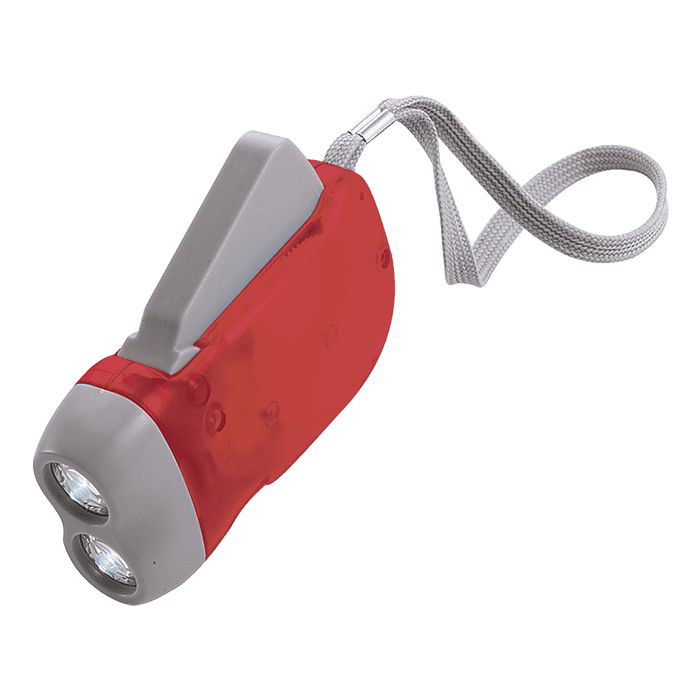 Dynamo Torch with 2 LED Lights 4